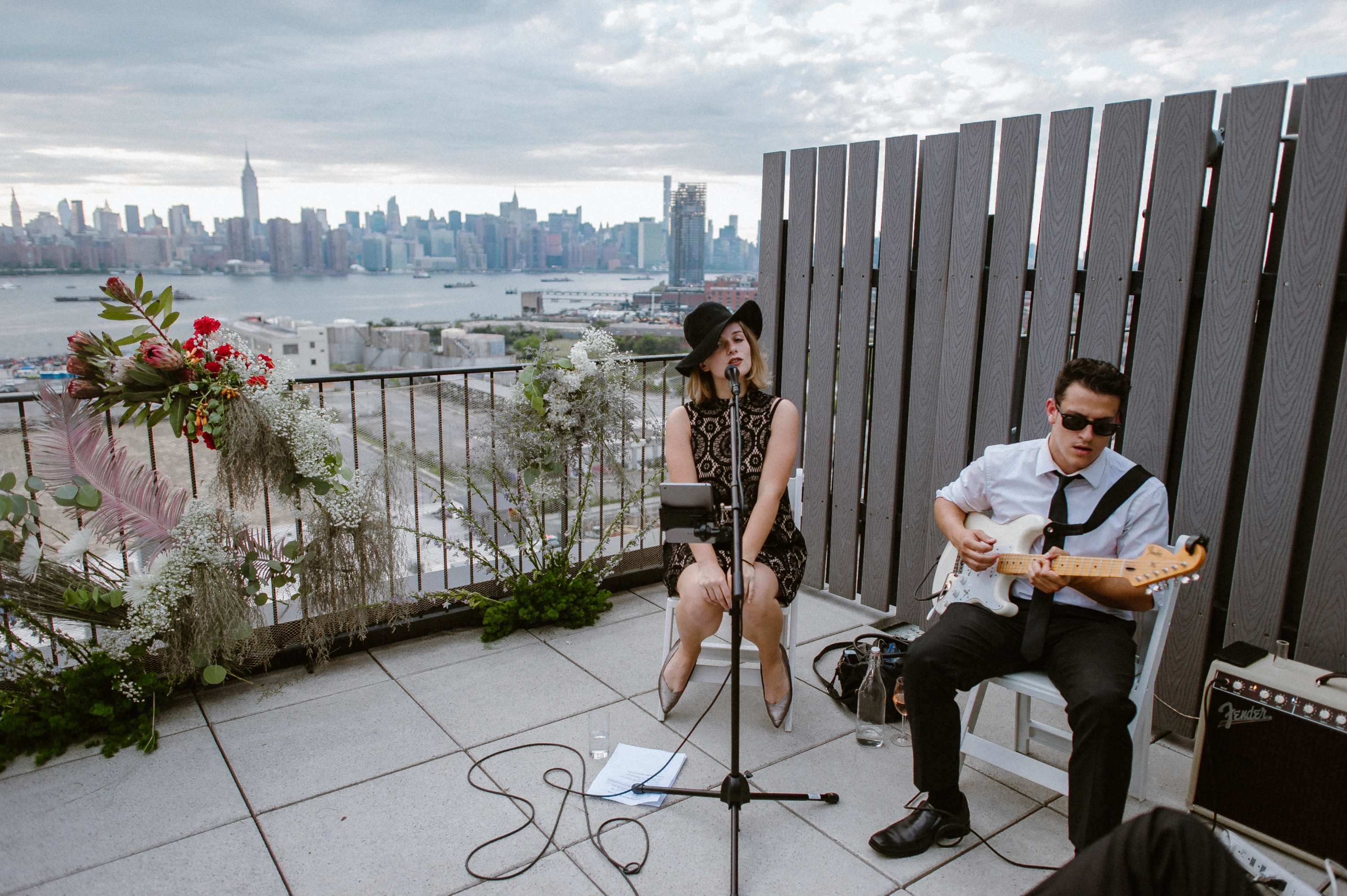 Sami Stevens and Phil Faconti